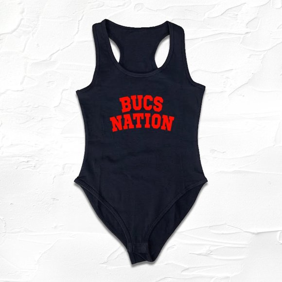 Black Tampa Bay Buccaneers Bodysuit, Buccaneers, Bucs, Women's Tampa Bay Pride - Picture 1 of 4